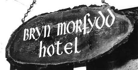 Vintage Bryn Morfydd hotel sign