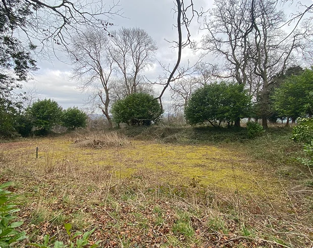 image of area after the buildings are demolished