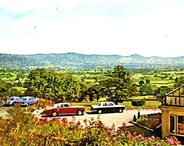 old image of bryn morfydd garden